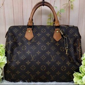 Authentic Louis Vuitton Monogram Speedy 30